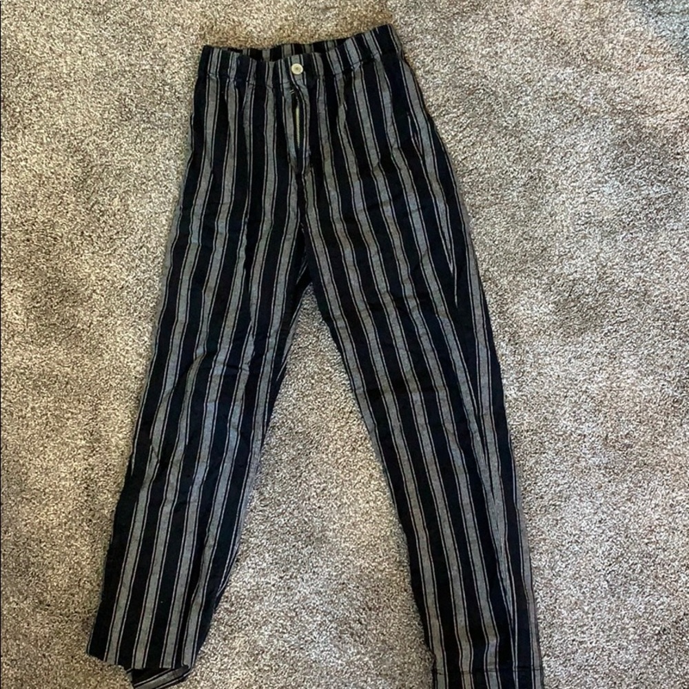Stripped Brandy Pants